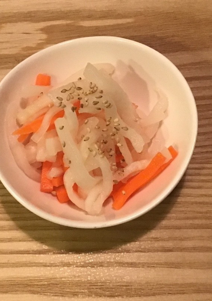 大根と人参の酢の物-レシピのメイン写真