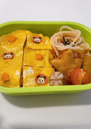 幼稚園お弁当　オムライス-レシピのメイン写真