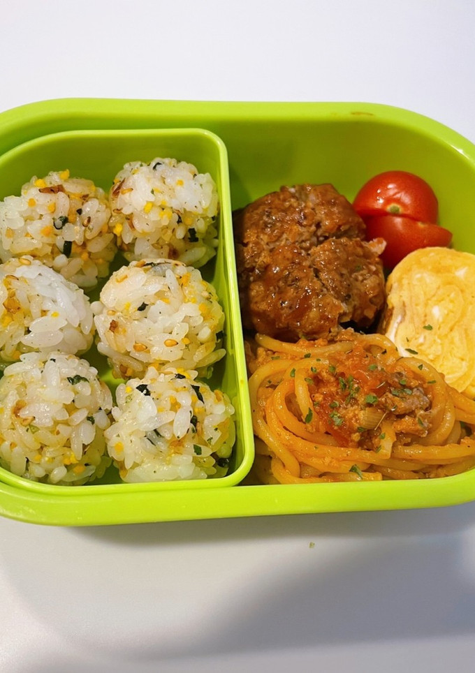 幼稚園お弁当　ハンバーグ-レシピのメイン写真