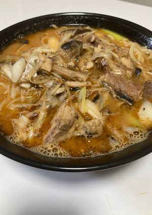 鯖缶で簡単!さば味噌ラーメン-レシピのメイン写真