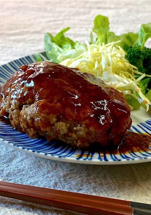 卵なしで♪豆腐入りヘルシーなハンバーグ-レシピのメイン写真