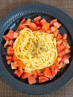 黒糖でつくる冷製トマトパスタ-レシピのメイン写真