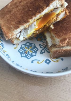 簡単俺の飯たまごツナサンド-レシピのメイン写真