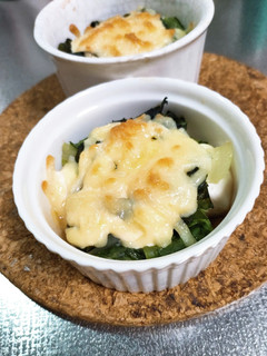 豆腐と白なのチーズ焼き☆マヨポン酢味-レシピのメイン写真