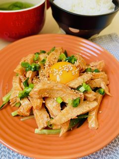 レンジでしっとり鶏胸肉のユッケ-レシピのメイン写真