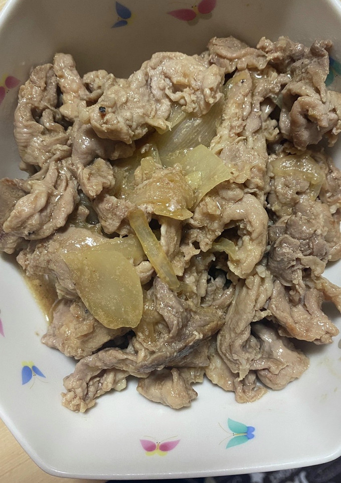 豚こま切れのしょうが焼き-レシピのメイン写真