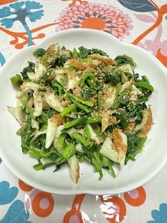 ☆レンチン☆ほうれん草と竹輪のナムル-レシピのメイン写真