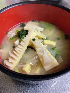 たけのこの味噌汁-レシピのメイン写真
