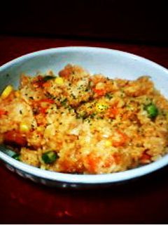 ケチャップライス2 ケチャップライス2 ☆簡単☆レンジde☆ケチャップライス☆ by