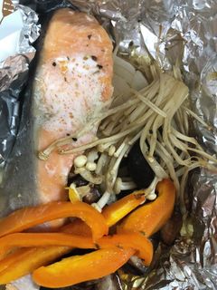 サーモンのホイル焼き♪-レシピのメイン写真
