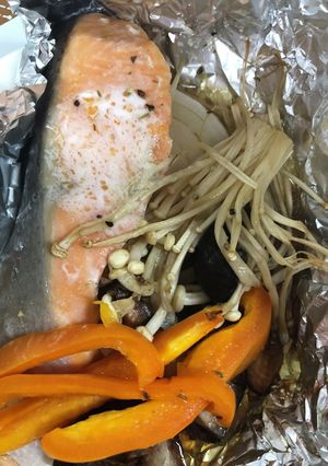 サーモンのホイル焼き♪-レシピのメイン写真