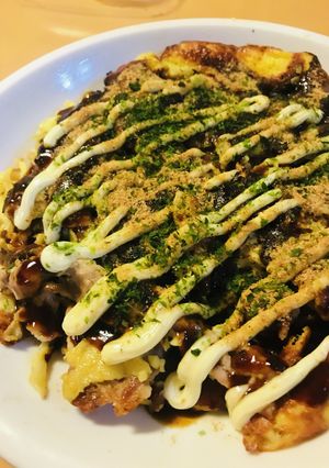 米粉＆豆乳のお好み焼●豚玉クリームチーズ-レシピのメイン写真
