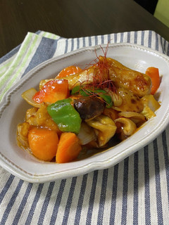 揚げずに簡単シンプル酢豚-レシピのメイン写真