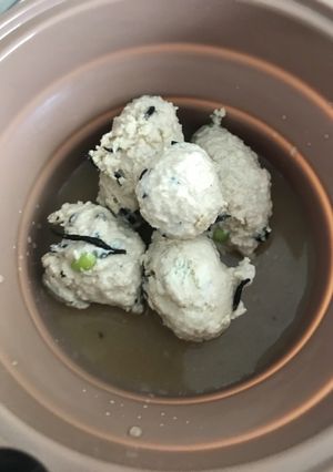 簡単俺の飯 つくねとひじきと枝豆ves-レシピのメイン写真