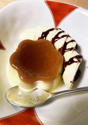 チョコバナナプリン-レシピのメイン写真