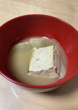 春のウドと焼き豆腐の煮物-レシピのメイン写真