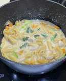【簡単】クリームチーズマカロニパスタ