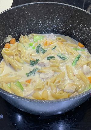 【簡単】クリームチーズマカロニパスタ-レシピのメイン写真