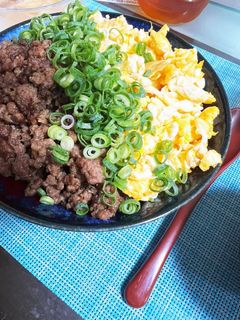 そぼろ丼☆簡単!-レシピのメイン写真