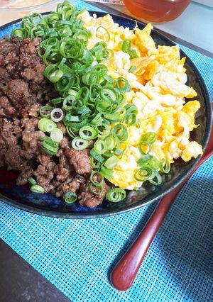 そぼろ丼☆簡単!-レシピのメイン写真