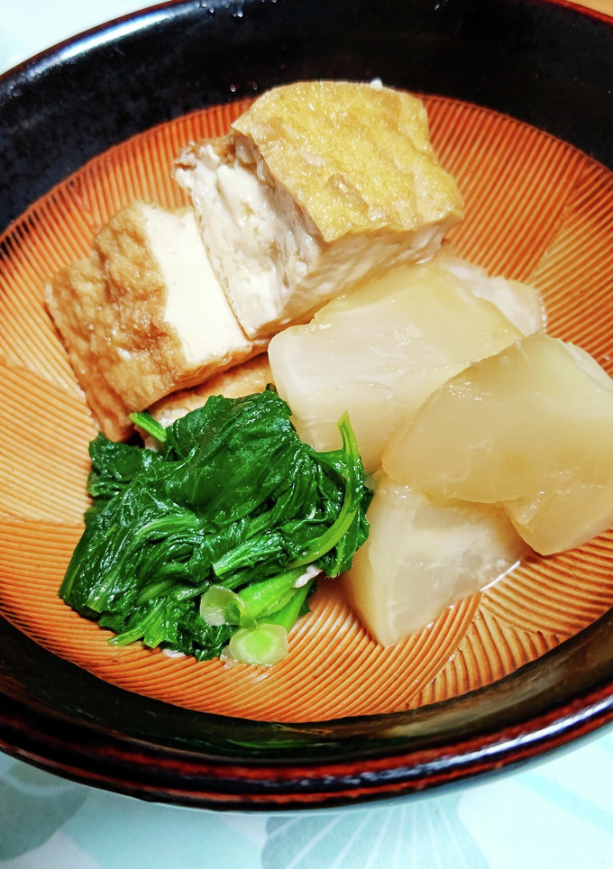 蕪と厚揚げの煮物-レシピのメイン写真