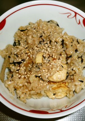 炒り豆腐の炊き込みごはん-レシピのメイン写真
