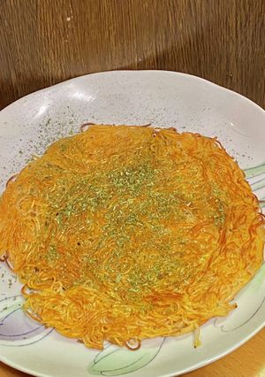 残った素麺・ケチャップ＆バター焼き-レシピのメイン写真