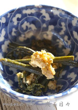 香る！すりごま油の旨みそワラビ炒め-レシピのメイン写真