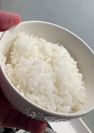 北海道産ゆめぴりかをル・クルーゼの鍋で-レシピのメイン写真
