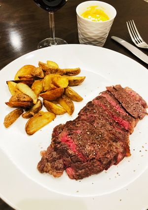 ポテトとステーキ-レシピのメイン写真