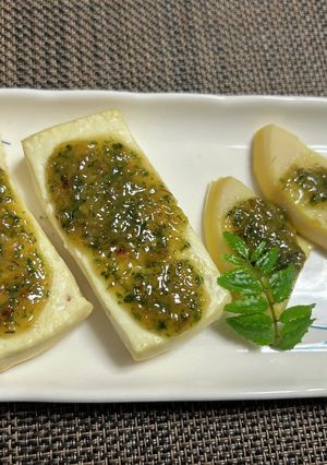 豆腐の木の芽味噌田楽-レシピのメイン写真