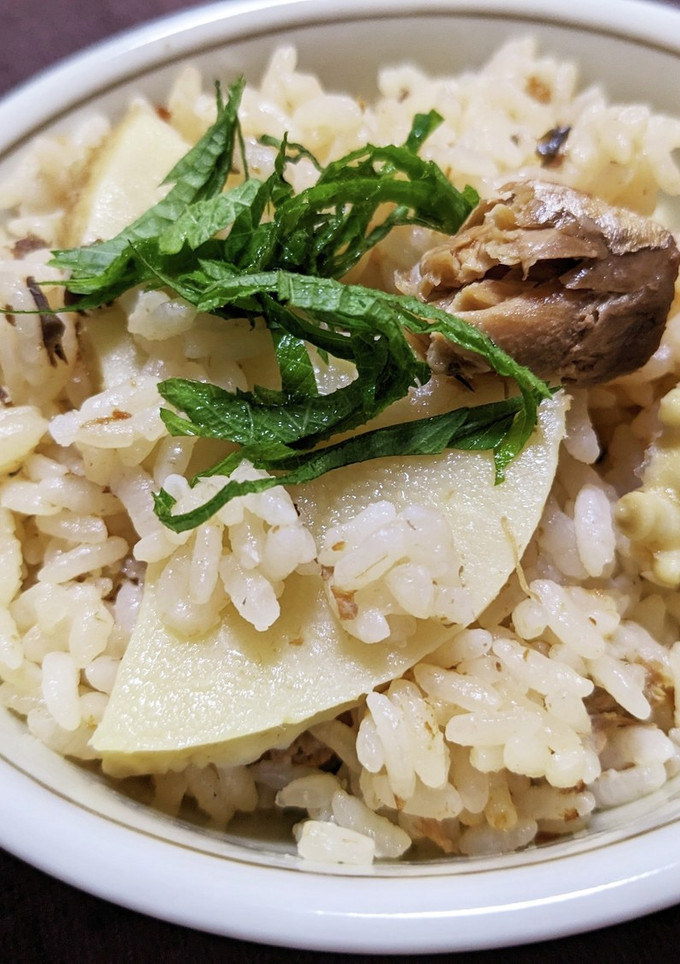 筍とサバ味噌缶の炊き込み御飯-レシピのメイン写真