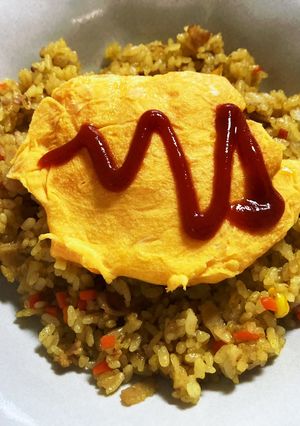 カレーのオムライス-レシピのメイン写真