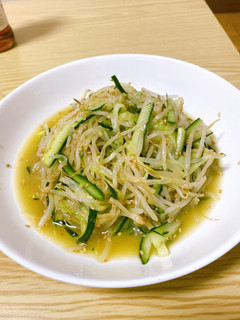 キュウリともやしの中華和え-レシピのメイン写真