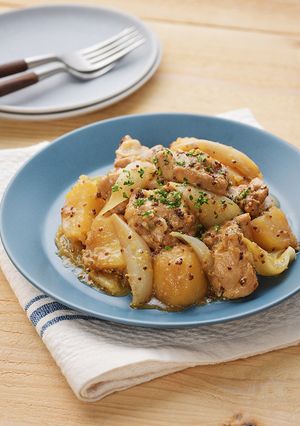 鶏肉とじゃがいものハニーマスタード煮-レシピのメイン写真