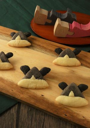 型なし★兜のデコクッキー-レシピのメイン写真