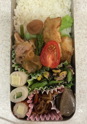 中学生　お弁当7日目-レシピのメイン写真