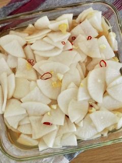 大根の漬物(甘め)-レシピのメイン写真