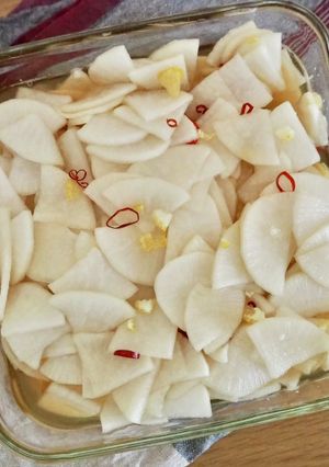 大根の漬物(甘め)-レシピのメイン写真