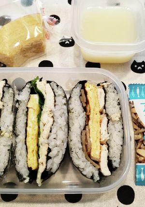 高１！男子弁当！おにぎらずササミ　８-レシピのメイン写真