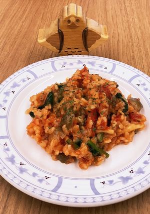 【大崎市】トマトリゾット【食育】-レシピのメイン写真