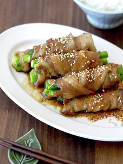 豚バラで!アスパラの肉巻き-レシピのメイン写真