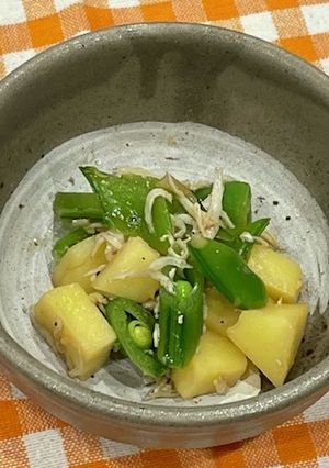 新じゃがとスナップエンドウのしらす和え-レシピのメイン写真