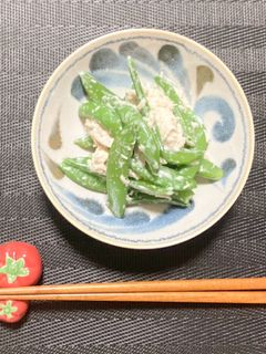 スナップエンドウのマヨ和え-レシピのメイン写真