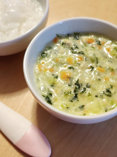 【離乳食中期】鶏むね肉と野菜のクリーム煮-レシピのメイン写真