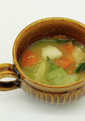 チンゲン菜と麩のみそ汁-レシピのメイン写真