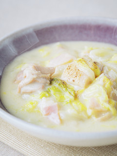 白菜と鶏肉のクリーム煮-レシピのメイン写真