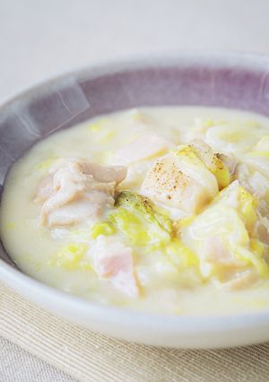 白菜と鶏肉のクリーム煮-レシピのメイン写真