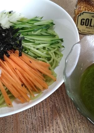 バジルゴールドつけ麺-レシピのメイン写真