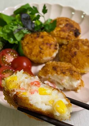 ほっぺが落ちる♡クリームコロッケ-レシピのメイン写真